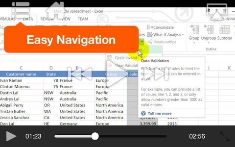 AV for Excel 101 - Introducing Excel screenshot 4