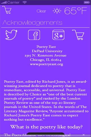 The Poet's Almanac screenshot 3