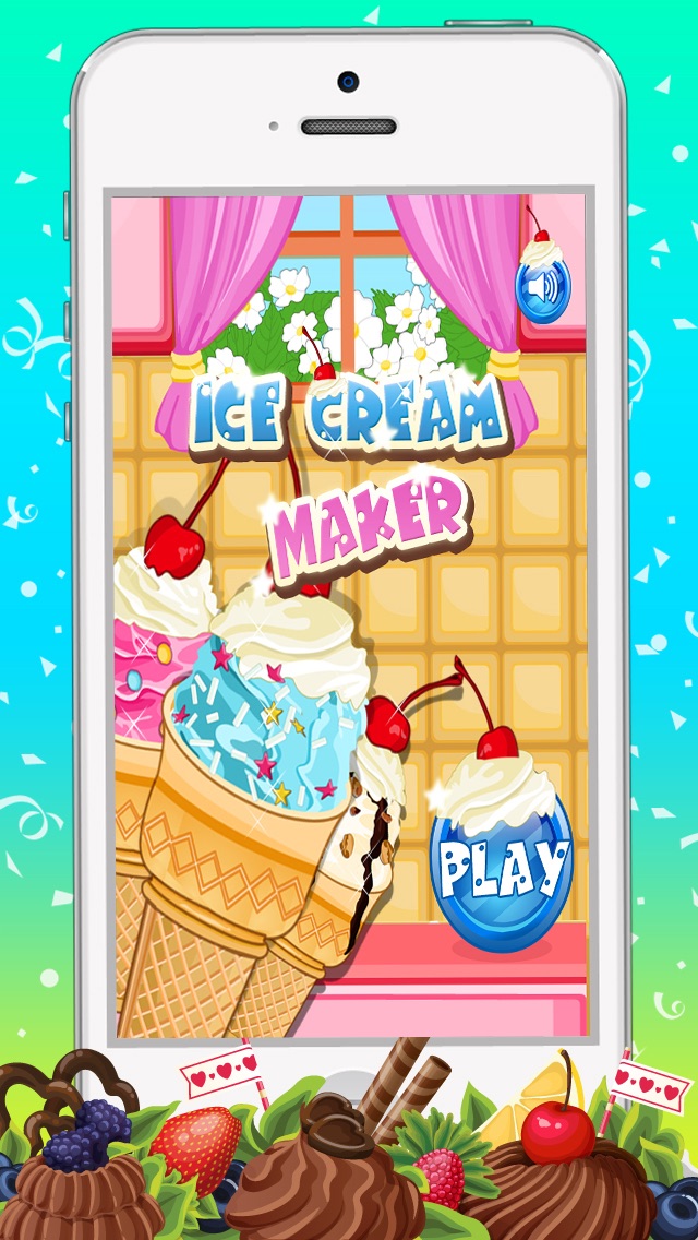 Ice Cream Cone Maker Game Screenshot on iOS