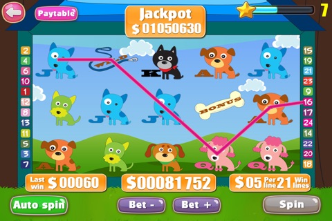 Puppy Love Slots screenshot 2