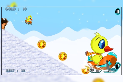 Chick Skidoo Fun Winter : The Brave Icy Frost Race screenshot 4