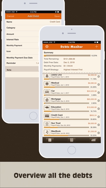 Debts Monitor Pro - Debt Tracker and Reminder
