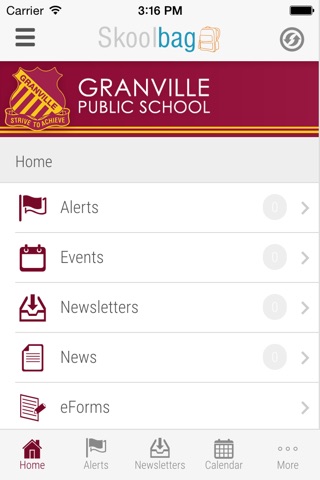 Granville Public School - Skoolbag screenshot 2