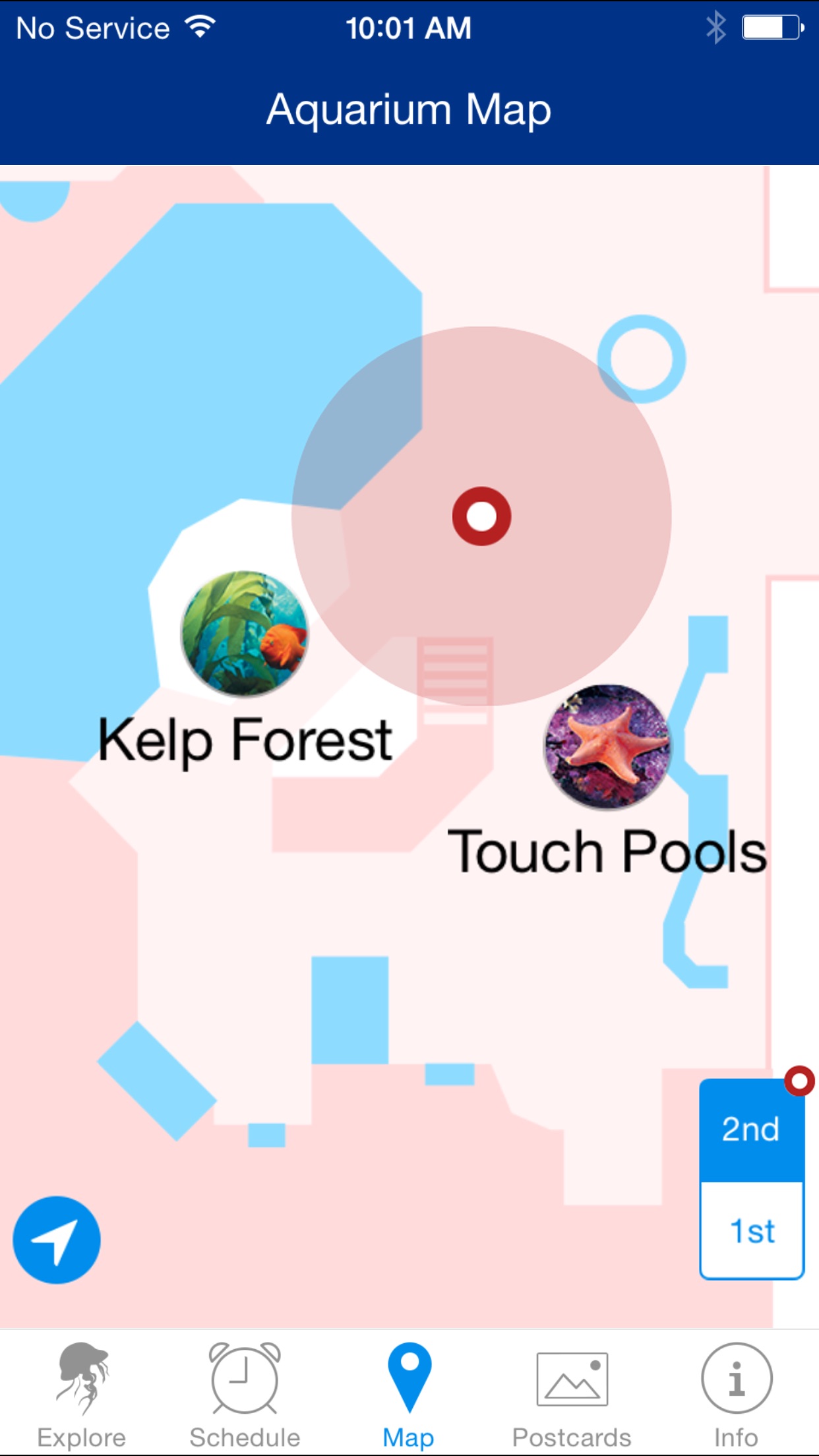 Screenshot do app Monterey Bay Aquarium