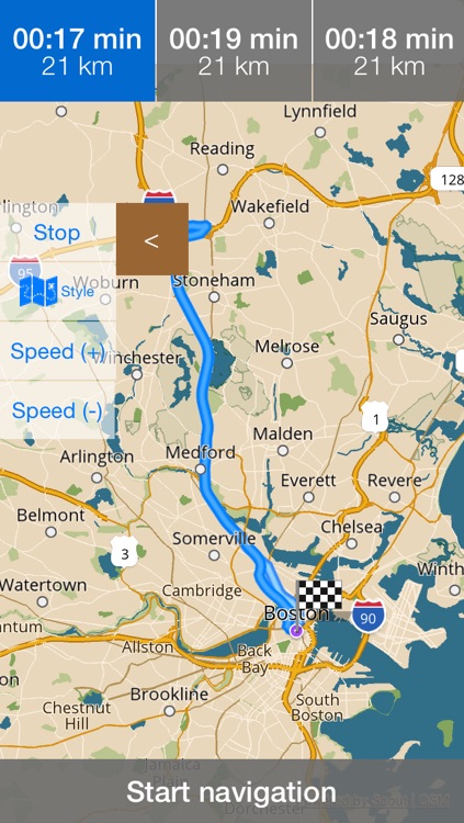 Massachusetts/Boston Offline Map & Navigation & POI & Travel Guide & Wikipedia with Real Time Traffic Cameras Pro