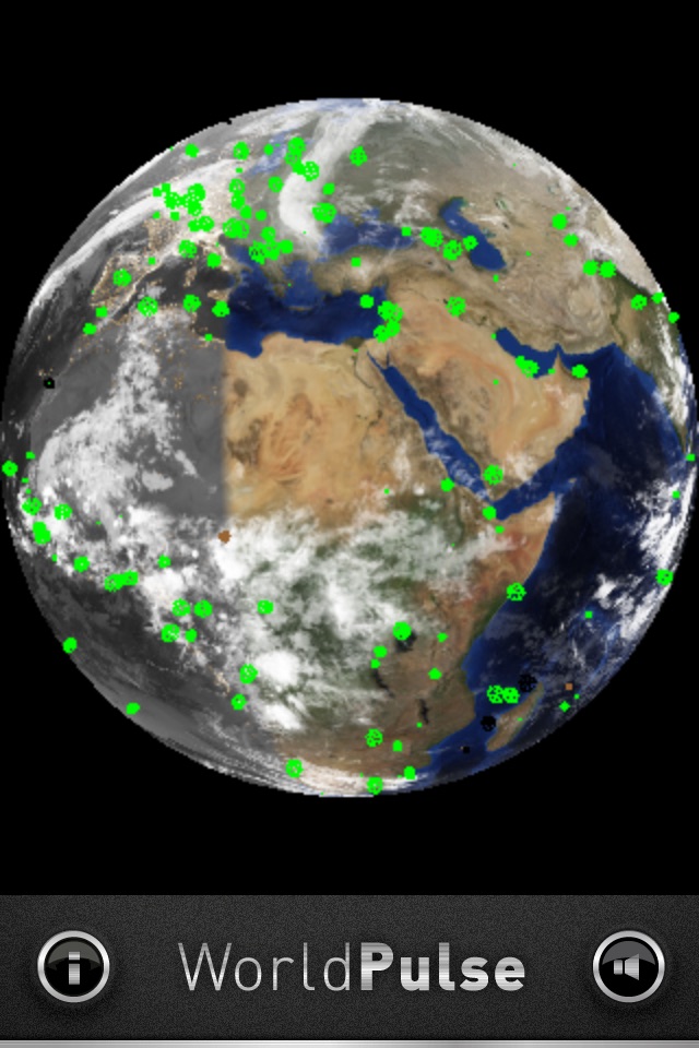 WorldPulse Earth Weather Clouds & Temperature screenshot 2