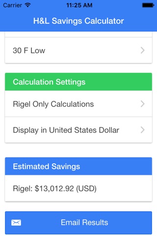 Hoffman & Lamson Savings Calculator screenshot 2