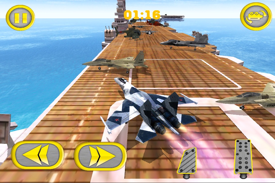 Air Plane Parking - Navy Warship 3D screenshot 2
