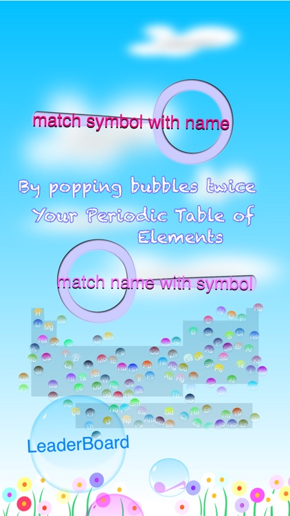 Periodic Table of Elements Bubble Pop