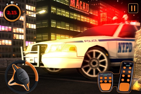 3D Police Car Driving School - Parking Edition screenshot 3