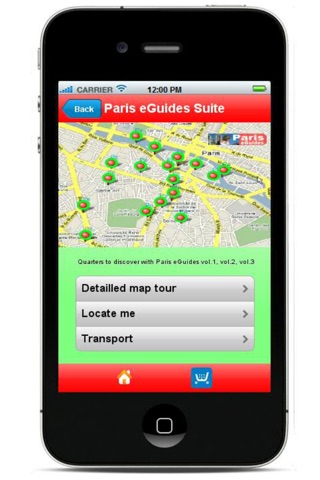 Paris eGuides - Travel Guide MP3 and video tours inside the famous quarters, maps offline, metro, help screenshot 3