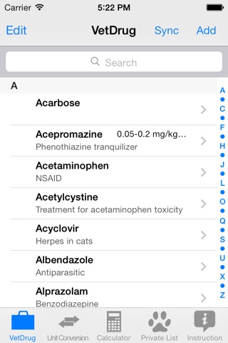 VetDrug screenshot 2