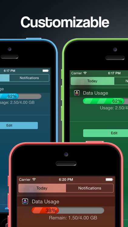 Data Monitor - Widget for 3G Internet Tracking Cellular Usage Monitor Extension for 3G & LTE
