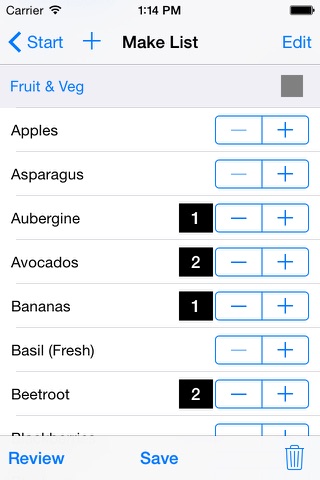 Shopping List App screenshot 2