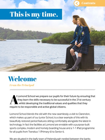 Lomond School Prospectus screenshot 2