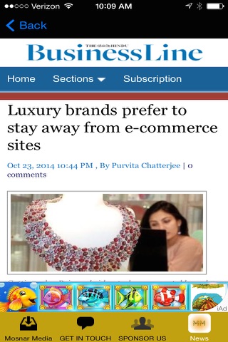 Mosnar Media: Luxury Brand News Business screenshot 4