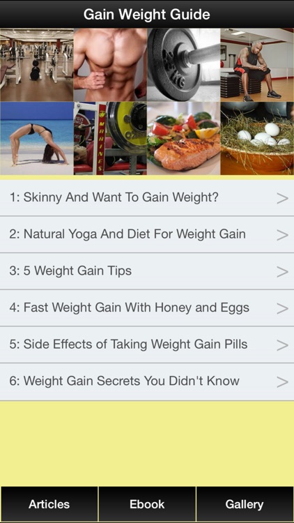 Gain Weight Guide - The Guide To Building Muscles for The Skinny Guy!