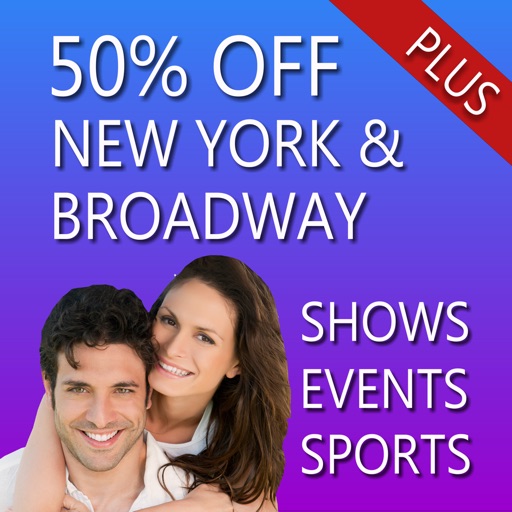 50% Off New York City & Broadway Events, Shows & Sports Guide Plus by Wonderiffic  ® icon