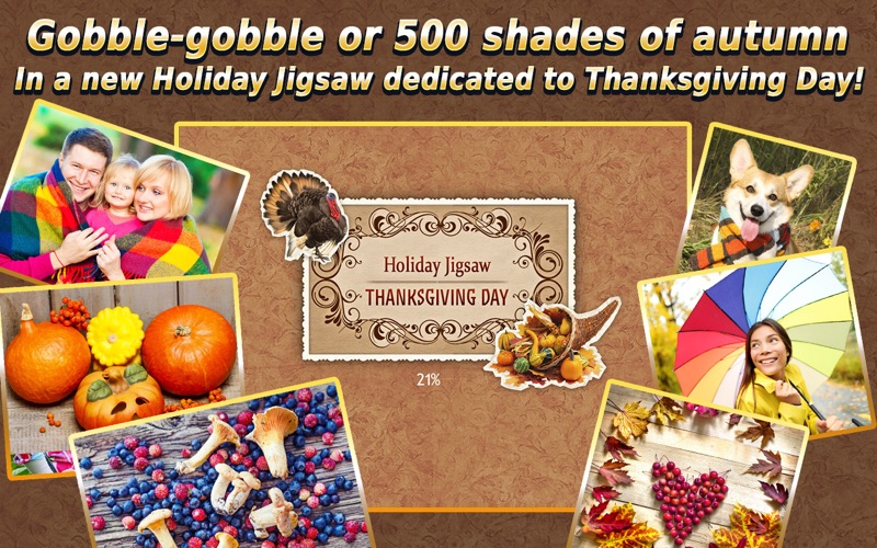 Holiday Jigsaw. Thanksgiving Day thumbnail 1