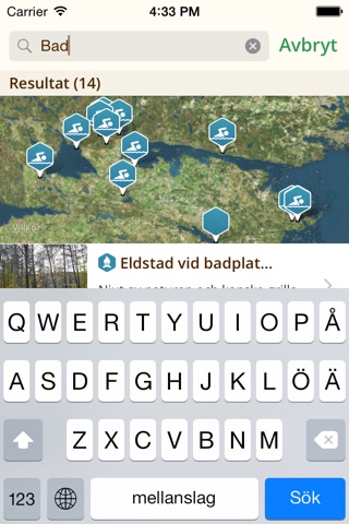 Norrköpings Naturkarta screenshot 2