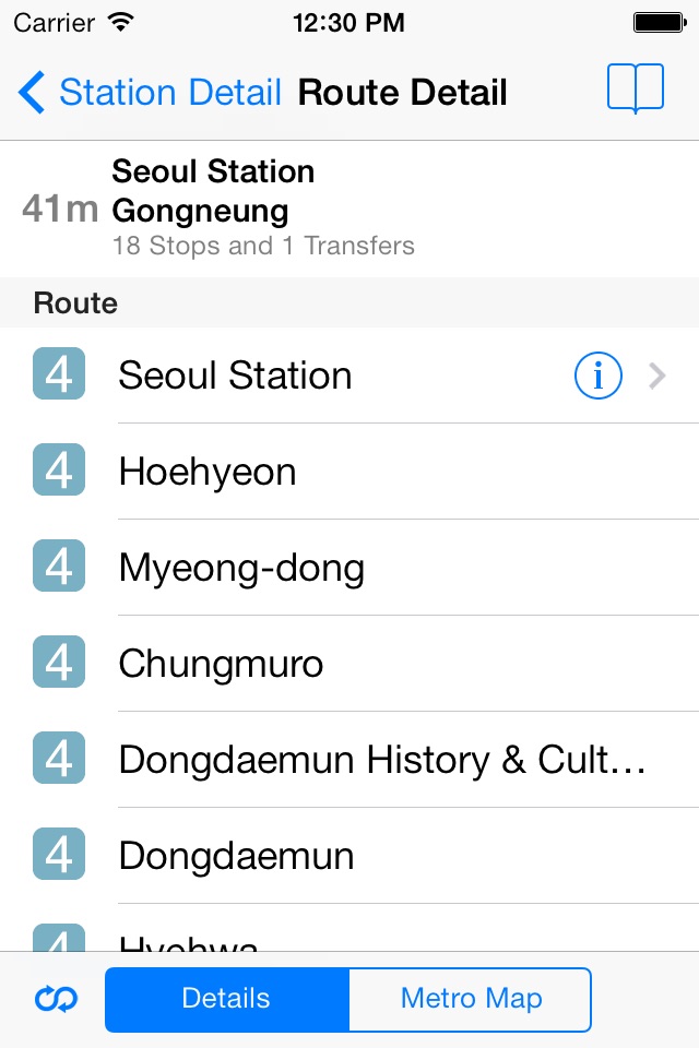 Seoul City Metro - Seoul, South Korean Subway Guide screenshot 3