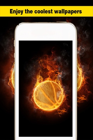 Basketball Screen Pro - Wallpapers & Backgrounds Maker with Cool HD Themes of Players & Balls screenshot 2