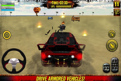 Battle Cars Beach Racing 3D screenshot 2