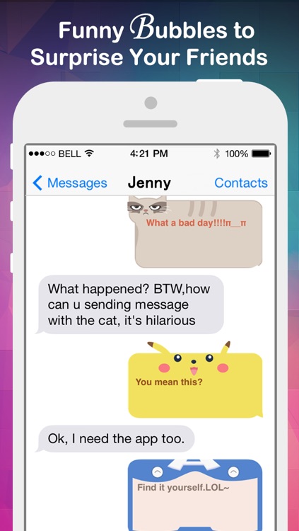 Fancy Message-Pimp Text with Emoji Keyboard, New Color Bubble and Textart FREE