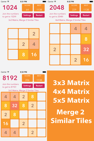 2048 PRO with Extra Challenges screenshot 2
