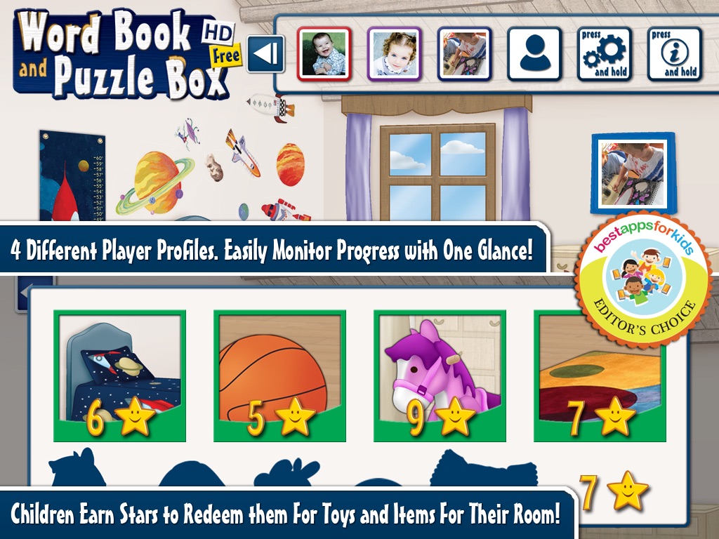 First Words Book and Kids Puzzles Box Free screenshot 4