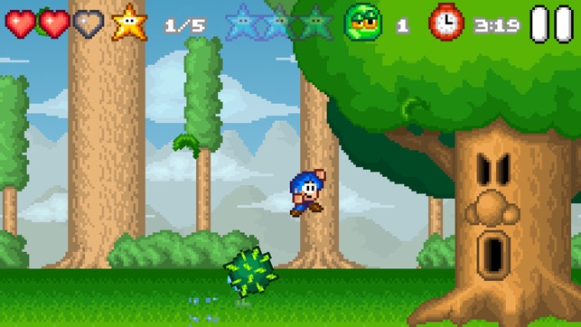 Bloo Kid 2, game for IOS