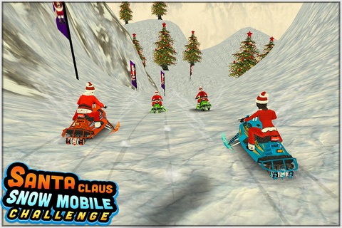 Snowmobile Santa Racing screenshot 4