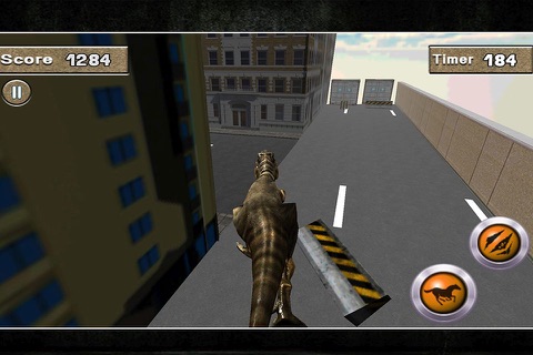 3D Dino Simulator – Crazy wild city dinosaur hunter simulation game screenshot 3