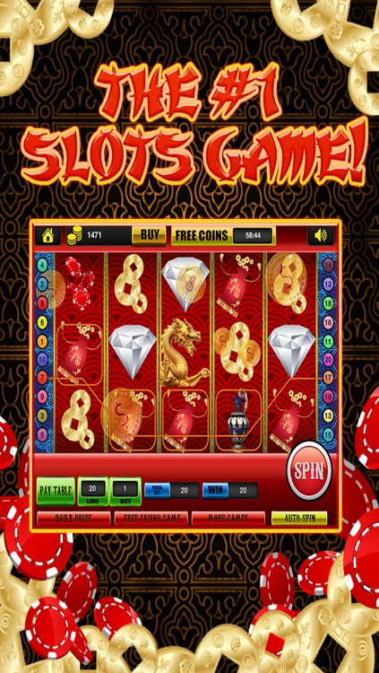 Ace Classic Slots China Dragon Dynasty - Gold Fortune Slot Machine Casino Games Free