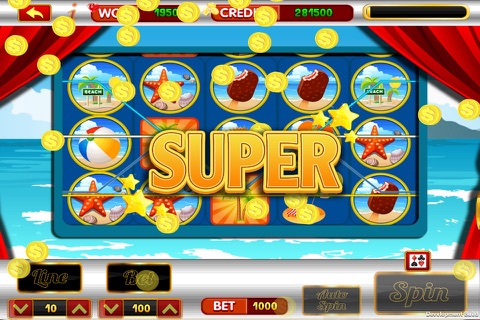 777 Jackpot Slots Party Vacation & Fish of Gold Casino Games Free screenshot 2
