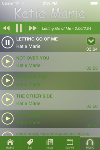 Katie Marie App screenshot 3