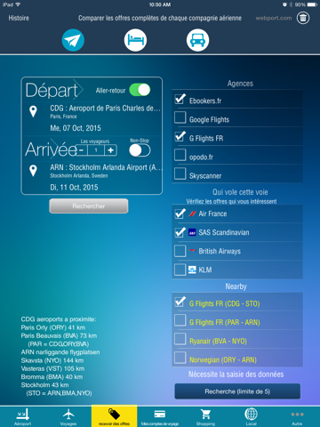Paris Airport CDG Info + Radar