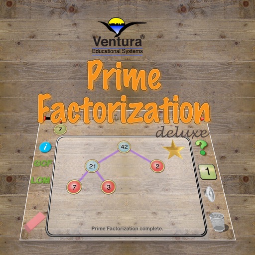 Prime Factorization Deluxe iOS App