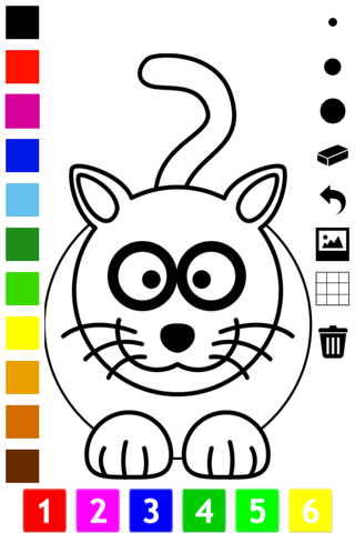 A Coloring Book for Little Children: Learn to draw and color cat and kittens screenshot 2