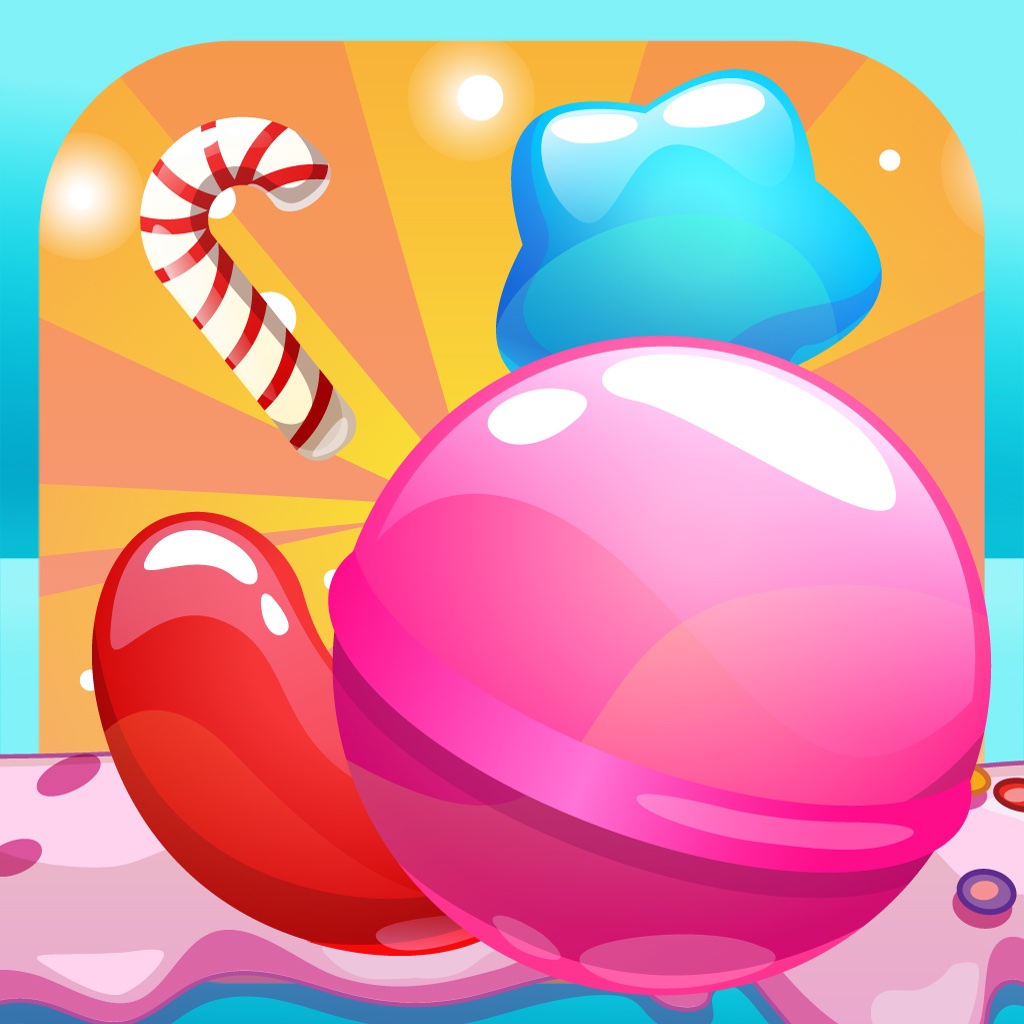 `` A Candy Rescue Mania `` - Blast the sweet gummy to drop all jelly blocks !! iOS App