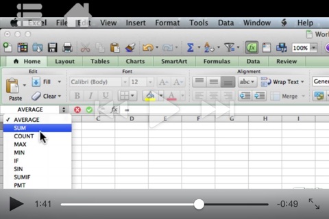 Course for Microsoft Excel - Creating Basic Worksheets screenshot 4