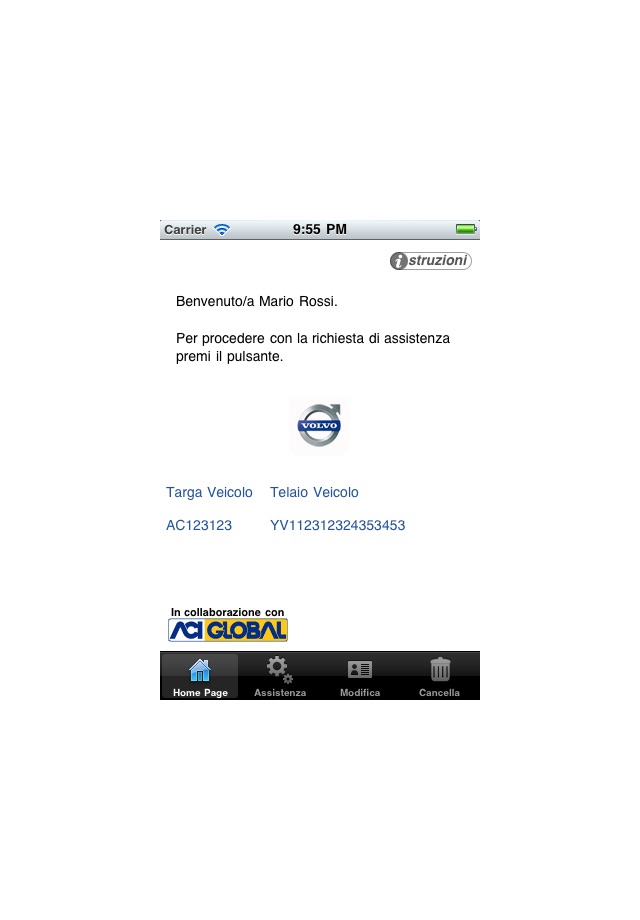 VolvoTeleSOS screenshot 2