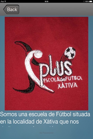 PLUSXATIVAIOS - Escuela Futbol Plus Xativa screenshot 2
