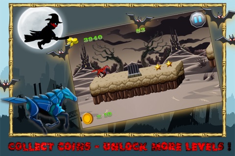 Unicorn Dash - Mythical Beast in Halloween City screenshot 3