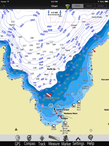 Corse GPS Nautical Charts Pro screenshot 2