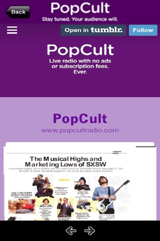 PopCult Radio screenshot 4