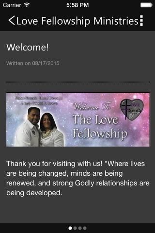 Love Fellowship Ministry screenshot 2