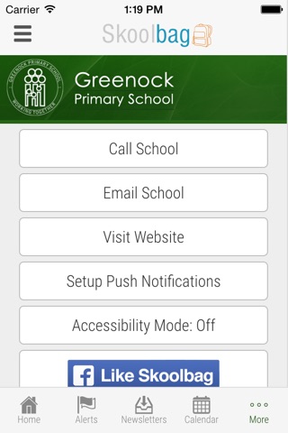 Greenock Primary School - Skoolbag screenshot 4