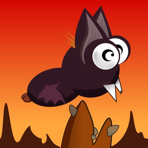 Little Batty - the dark flappy sister of the bird Icon