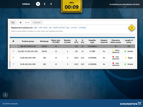 Grundfos Vaihtopeli screenshot 3